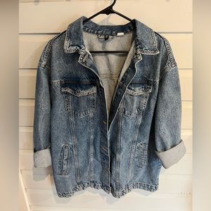 Divided by H&M oversized boyfriend jean jacket